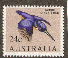 Australia  1966  SG  395  Azure Kingfisher  Unmounted Mint - Ungebraucht