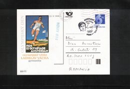 Czech Republic 1998 Olympic Games Amsterdam Ladislav Vacha Gymnastics Interesting Postcard - Estate 1928: Amsterdam