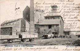 Wasmes Puits N.3 Des Vanneaux Animée Circulé En 1903 - Colfontaine