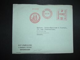 LETTRE Pour La FRANCE EMA 90 à 040 Du 22 6 48 KOBENHAVN MAERSK LINE FAR EAST TRANSATLANTIC + AP MOLLER - Maschinenstempel (EMA)