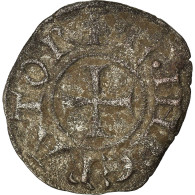 Monnaie, Italie, SICILY, Henri VI & Constance, Denaro, 1191-1197, Messina, TTB - Feodale Munten