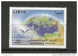 2014-Libya- Euromed Postal -Joint Issue- Complete Set MNH** - Libia