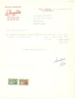 Factuur Facture - Confiserie Chocolaterie La Nougatine - Antwerpen 1955 - Alimentos