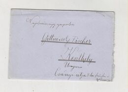 BOSNIA AND HERZEGOVINA SARAJEVO 1910 Nice Cover To Hungary - Bosnie-Herzegovine