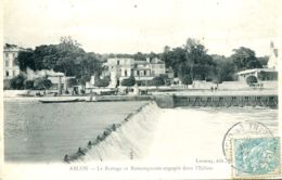 N°2063 R -cpa Ablon -le Barrage Et Remorqueurs Engagés Dans L'écluse- - Tugboats