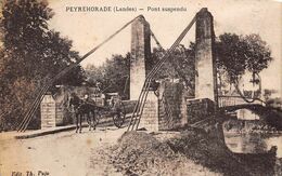 Peyrehorade      40       Le Pont Suspendu        (voir Scan) - Peyrehorade