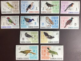 Samoa 1967-69 Birds Complete Definitives Set MNH - Autres & Non Classés