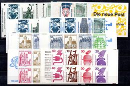 Lote De 8 Carnet De Alemania Federal Nº Michel MH 20,21,22II,23,25,26,27,28 ** OFERTA (OFFER) Valor Catálogo 80.0€ - 1971-2000