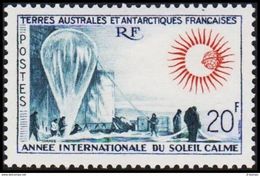 1963. TERRES AUSTRALES ET ANTARCTIQUES FRANCAISES. 20 F. IQSY. (Michel 29) - JF309313 - Unused Stamps