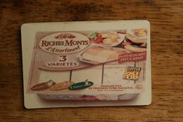 1 MAGNETS FROMAGE RACLETTE RICHES MONTS MAGNET - Publicitaires