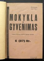 Lithuanian Magazines – Mokykla Ir Gyvenimas, Darbo Visuomenė, Mokykla Ir Visuomenė 1931-1938 - Revues & Journaux