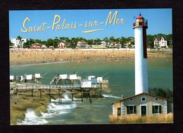 17420 - SAINT-PALAIS-sur-MER ( Charente-Maritime) La Plage , Le Phare ( Editions D'Art YVON ) - Fari