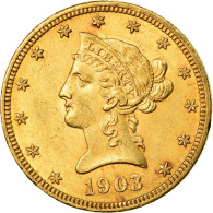 Monnaie, États-Unis, Coronet Head, $10, Eagle, 1903, U.S. Mint, Philadelphie - 10$ - Eagles - 1866-1907: Coronet Head (Testa Coronata)