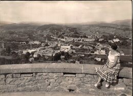 07-AUBENAS- PONT D'AUBENAS ET L'ESCRINET VUS DU BELVEDERE - Aubenas