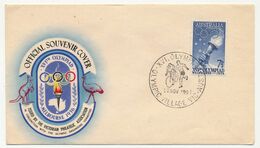 AUSTRALIE - Enveloppe Illustrée XVIth Olympiad - MELBOURNE - Cachet Temporaire "Olympic Village" - Summer 1956: Melbourne