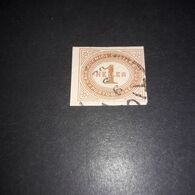 FB1862 AUSTRIA IMPERO 1899 SEGNATASSE SENZA DENTELLATURA VALORE IN HELLER 1 H. "O" - Used Stamps