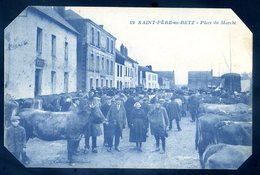 Cpa Du 44  Saint Père En Retz  Place Du Marché  --  Bourgneuf AVR20-177 - Bourgneuf-en-Retz