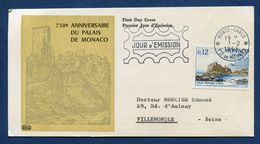 Monaco - Premier Jour - FDC - Anniversaire Du Palais De Monaco - 1966 - FDC