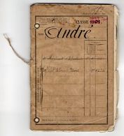 VP17.217 - MILITARIA - NIMES 1902 / ROANNE 1929 - Livret Militaire Du Soldat B. ANDRE Au 40 ème Rgt D'Infanterie - Documents