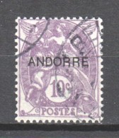 Andorra French 1931 Mi 6 Canceled - Used Stamps