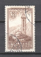 Andorra French 1932 Mi 31 Canceled - Oblitérés