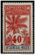 Haut Senegal Et Niger (1906) N 11 * (charniere) - Unused Stamps