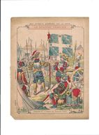Drapeau Français François 1er Drapeau Des Régiments Suisses Couverture Cahier 220 X175 Bien 3 Scans - Protège-cahiers