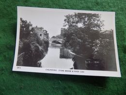VINTAGE UK ENGLAND ESSEX: CHELMSFORD Stone Bridge + River Cam B&w Masons - Clacton On Sea