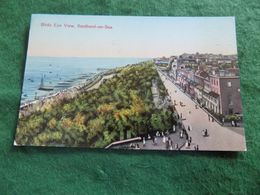 VINTAGE UK ENGLAND ESSEX: SOUTHEND On SEA Bird's Eye View Tint 1932 - Southend, Westcliff & Leigh