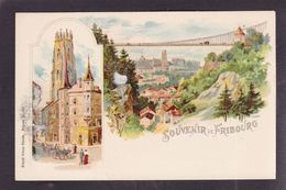 CPA Suisse Helvétia Schweiz Svizzera Non Circulé Litho Gruss Canton De Fribourg - Fribourg