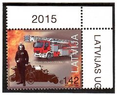 Latvia 2015 . Fire Fighting - 150y. 1v: 1.42.     Michel # 946 - Latvia