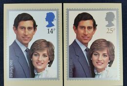 GB GREAT BRITAIN 1981 MINT PHQ CARDS ROYAL WEDDING PRINCE OF WALES CHARLES LADY DIANA SPENCER No 53 ROYALS ROYALTIES - PHQ Cards