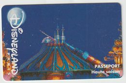 Télécarte :  Paseport  Disney  , Paris - Passeports Disney