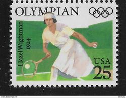 US 1990, Hazel Wightman Olympics (1924) Tennis, Scott # 2498,VF MNH**OG - Summer 1924: Paris