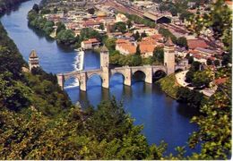 A Travers Le Lot - Pont Valentre - Cahors - Lot - Formato Grande Non Viaggiata – E 16 - Avers