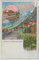 Un Saluto Da Capolago - Stazione-Gare - Litho - Capolago