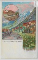 Un Saluto Da Capolago - Stazione-Gare - Litho - Capolago