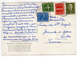 Pays Bas -cp Pour  GRENADE SUR ADOUR--40  (France)---composition De Timbres..cachet - Cartas & Documentos