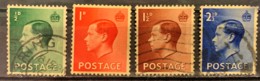 GREAT BRITAIN  -  (0)  -  1936  - # 193/196 - Used Stamps
