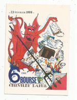 Cp, Bourses & Salons De Collections,  6 E Bourse , CHEVILLY LA RUE ,1986, Illustrateur : J. Gandois - Bourses & Salons De Collections