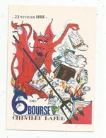 Cp, Bourses & Salons De Collections,  6 E Bourse , CHEVILLY LA RUE ,1986, Illustrateur : J. Gandois - Beursen Voor Verzamellars