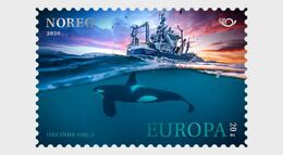 NORWAY/NORWEGEN 2020, Mammals - Orca - Adhesive Set Of 1v** - Ongebruikt