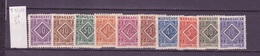 Madagascar - Madagaskar Taxe 1947 Y&T N°T31 à 40 - Michel N°T31 à 40 *** - Mosaïque - Postage Due