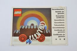 (AR6) Garantie De Moteur Lego - Non Classificati