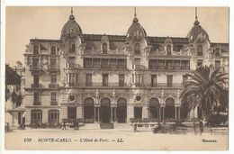 CPA ,Monaco , N°159, Monte-Carlo ,L' Hôtel De Paris   Ed. LL. - Hotels