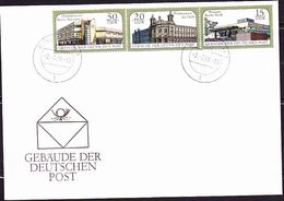 DDR GDR RDA - Gebäude Der Deutschen Post (MiNr: 3145/7) 1988 - FDC Ortsstempel Eisenach - 1981-1990