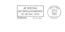 Département De La Loire - Charlieu - Flamme Secap SPECIMEN - Mechanical Postmarks (Advertisement)