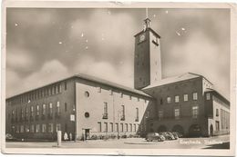 XW 3415 Enschede - Stadhuis - Auto Cars Voitures / Viaggiata 1954 - Enschede