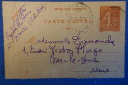 D45 FRANCE 1931 CARTE LETTRE BINIC A BAR LE DUC + TEMOIGNAGE - Lettres & Documents