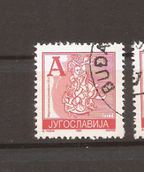 1997    2833 II  JUGOSLAVIJA JUGOSLAWIEN   -A- RELIGION INITIALE MIROSLAV-EVANGELIUM JAHR 1999 PERFORAZION 13 3-4  USED - Used Stamps